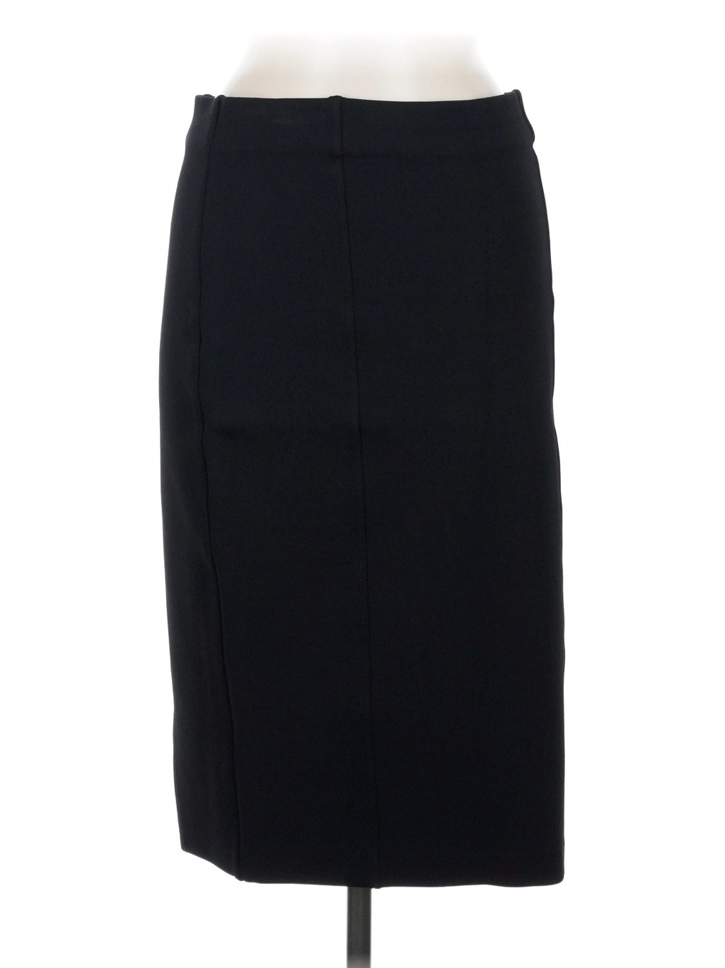St. John Black Slim Pencil Skirt